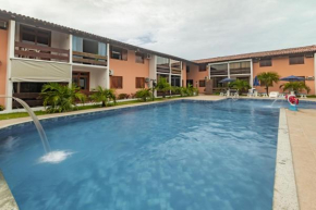 Apart-hotel a 400m da Praia de Taperapuan